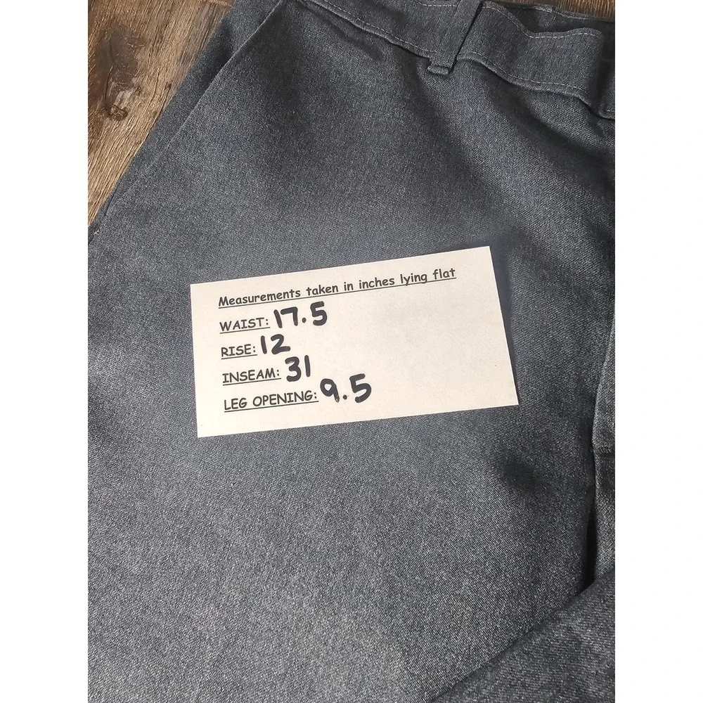 Vtg Levi's Action Slacks Mens Gray Dress Pants Business Casual Trousers 35x31